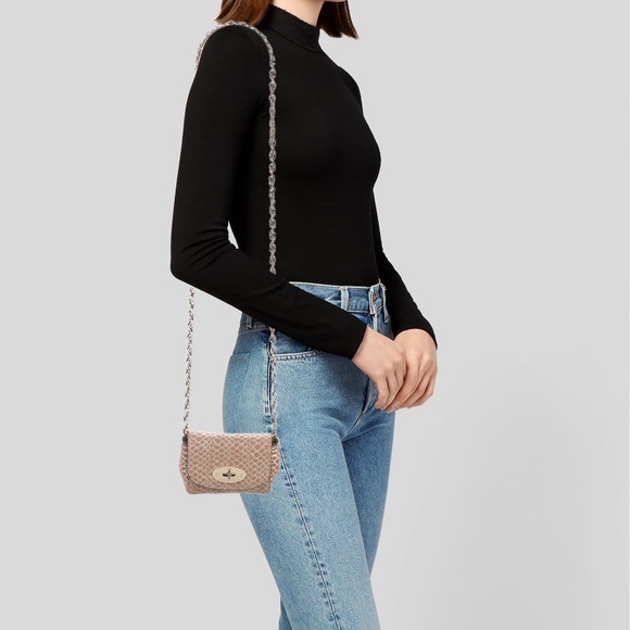 💯% Authentic MULBERRY LILY SHOULDER BAG - Picture 13 of 13